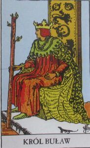 Tarot - karta królowa buław
