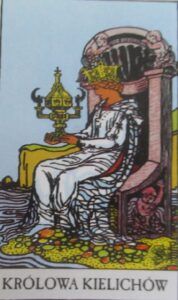 Tarot - karta królowa kielichów